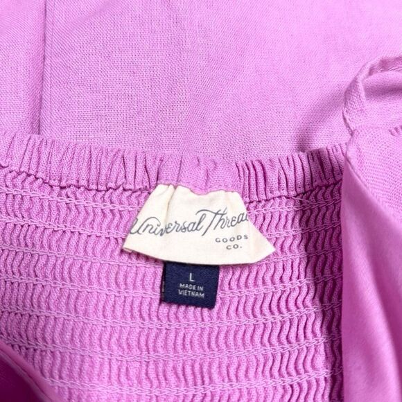 Universal Thread Women’s Linen Spaghetti Strap MIDI Dress Size Large NEW - Picture 5 of 6